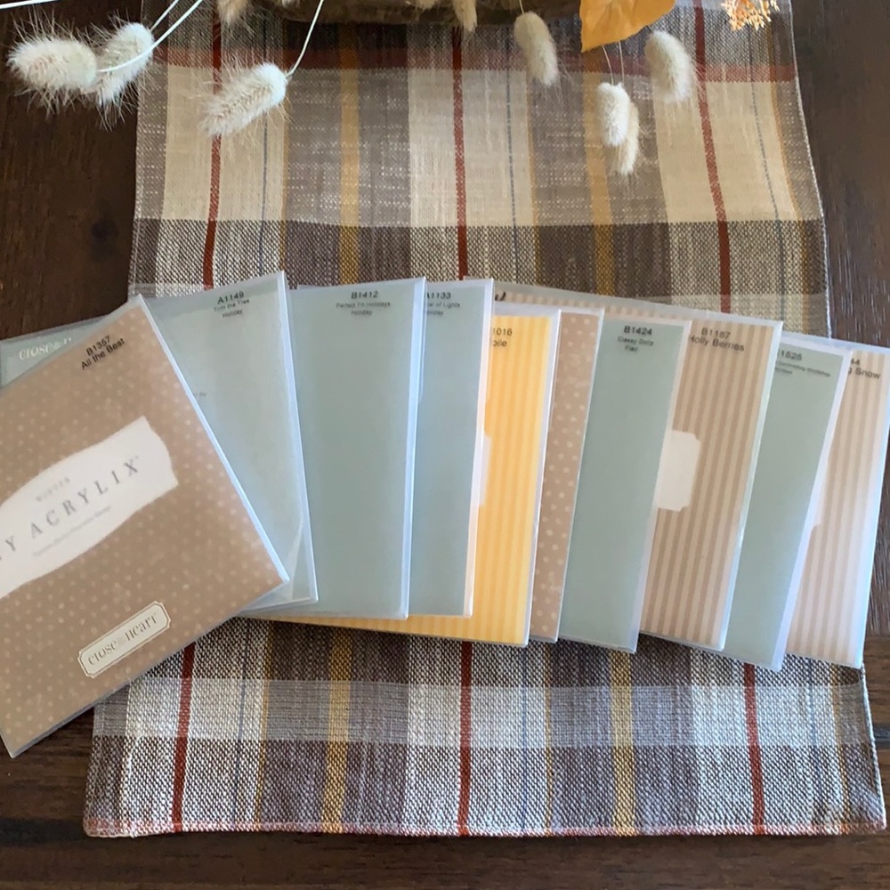 CTMH MY ACRYLICS STAMP SETS LOT OF 10